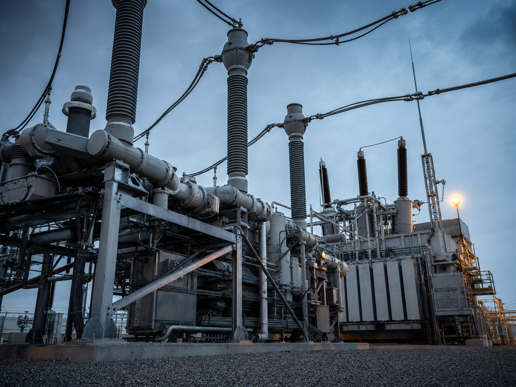 High-voltage electrical substation switchgear